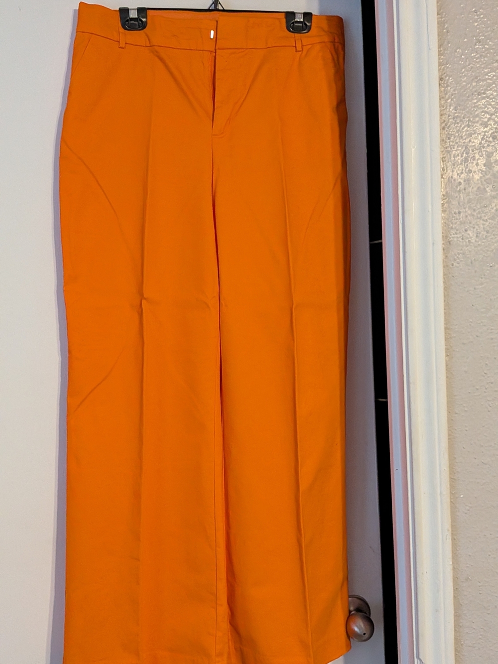 Charter Club Orange Straight-Leg Pants